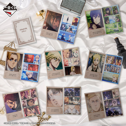 Ichiban Kuji Attack on Titan - Rumbling - G Prize - Memorial Card Ending Complete Set 8 Types