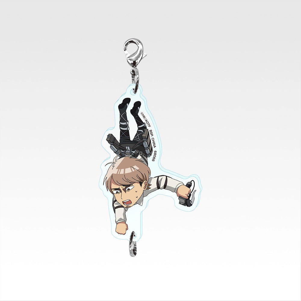 Ichiban Kuji Attack on Titan Each Person's Determination - F Prize Connectable Acrylic Charms Complete Set of 8 Types