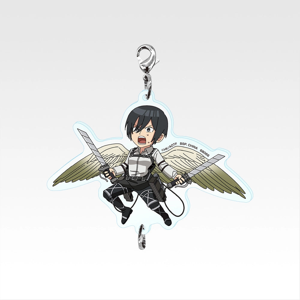 Ichiban Kuji Attack on Titan Each Person's Determination - F Prize Connectable Acrylic Charms Complete Set of 8 Types