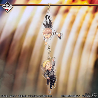 Ichiban Kuji Attack on Titan Each Person's Determination - F Prize Connectable Acrylic Charms Complete Set of 8 Types