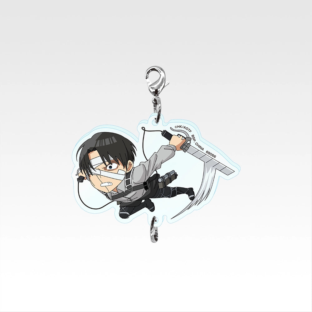 Ichiban Kuji Attack on Titan Each Person's Determination - F Prize Connectable Acrylic Charms Complete Set of 8 Types