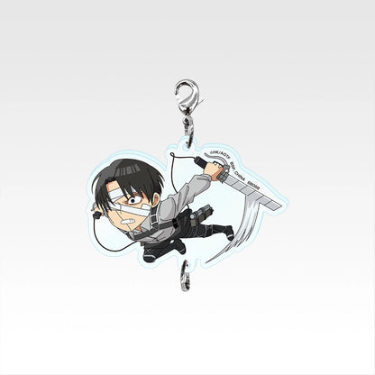 Ichiban Kuji Attack on Titan Each Person's Determination - F Prize Connectable Acrylic Charms Complete Set of 8 Types