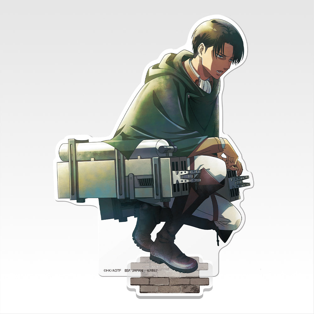 Ichiban Kuji Attack on Titan I'll Take Down the Beast Titan - D Prize Big Acrylic Stand Levi