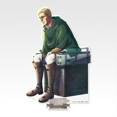 Ichiban Kuji Attack on Titan I'll Take Down the Beast Titan - E Prize Big Acrylic Stand Erwin