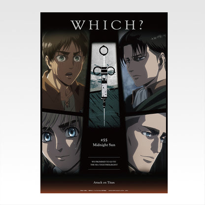 Ichiban Kuji Attack on Titan I'll Take Down the Beast Titan - F Prize Clear Poster Complete Set of 9 Types