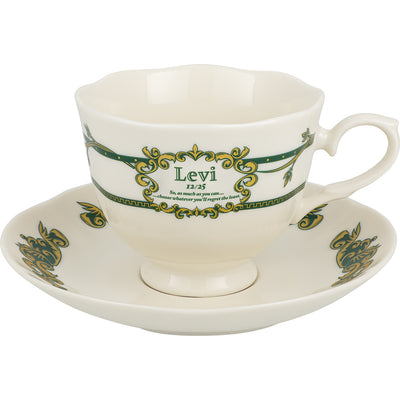 Ichiban Kuji Attack on Titan The World Outside the Walls - D Prize Teacup and Saucer Set Levi Model