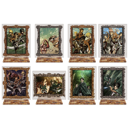 Ichiban Kuji Attack on Titan The World Outside the Walls - E Prize Acrylic Stand A Complete Set of 8 Types