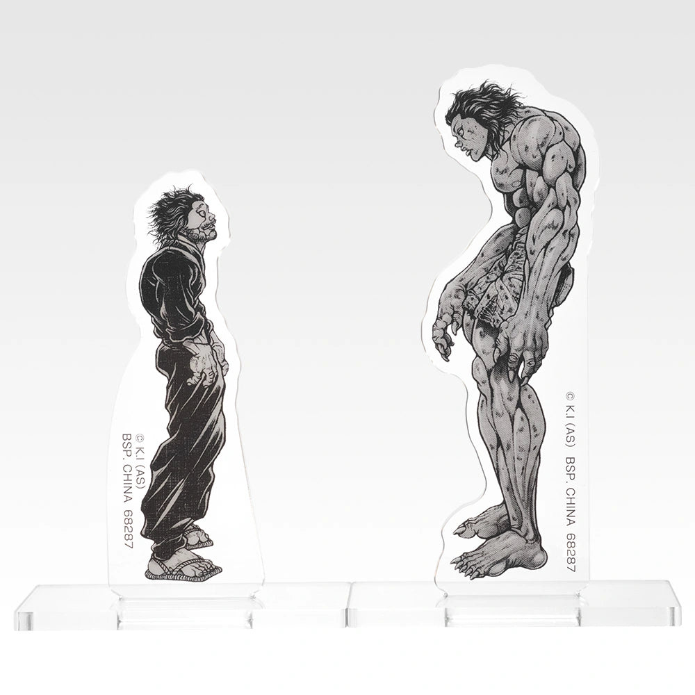 Ichiban Kuji Baki the Grappler The Great Heartbeat - G Prize VS Acrylic Stands Complete Set of 10 Types