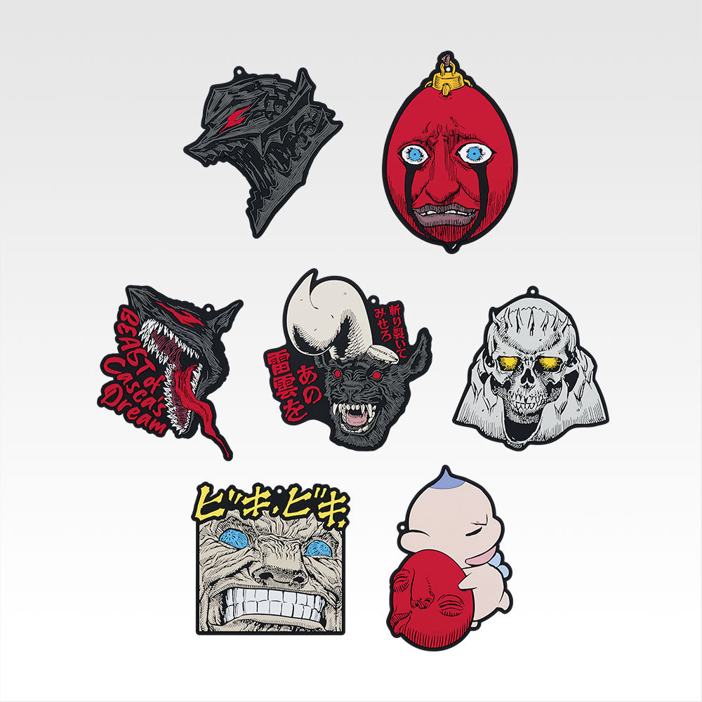 Ichiban Kuji Berserk Vow of Counterattack - G Prize Rubber Coaster Complete Set of 7 Types