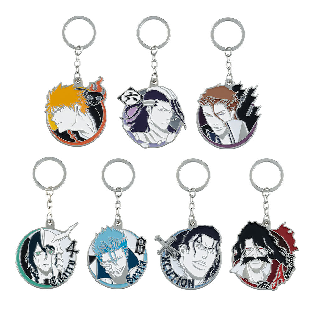 Ichiban Kuji Bleach Stirring Souls Vol.2 - E Prize Metal Charm Complete Set of 7 Types