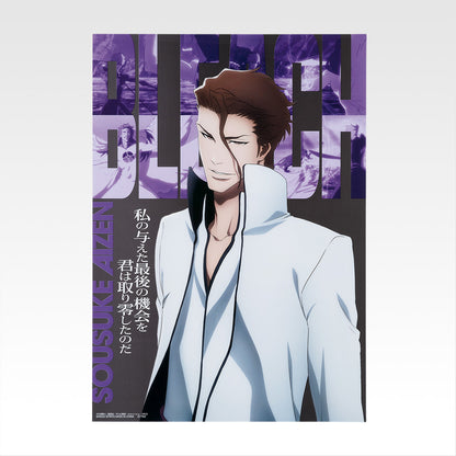 Ichiban Kuji Bleach Stirring Souls Vol.3 - F Prize Clear Poster Complete Set of 10 Types
