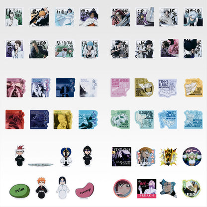 Ichiban Kuji Bleach Stirring Souls Vol.3 - H Prize Sticker Set Complete Set of 6 Types