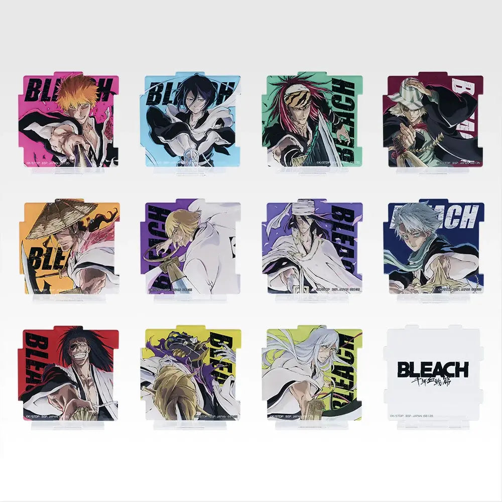 Ichiban Kuji Bleach Stirring Souls Vol.4 - F Prize Puzzle Style Acrylic Stand Complete Set of 12 Types