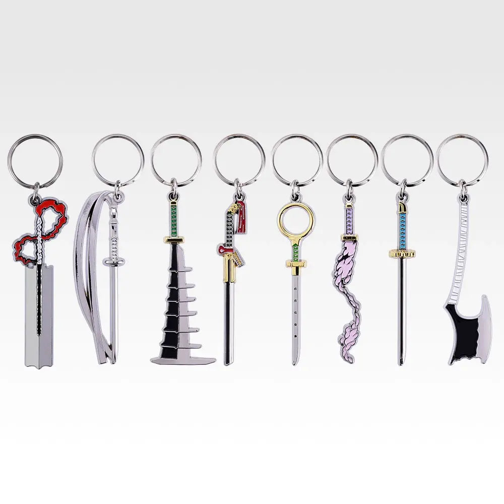Ichiban Kuji Bleach Stirring Souls Vol. 5 - E Prize Zanpakuto Metal Charm Complete Set of 8 Types
