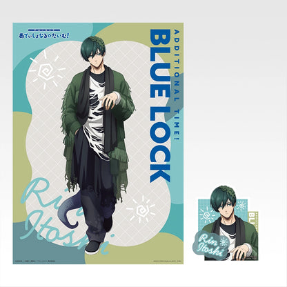 Ichiban Kuji Blue Lock Additional Time! - I Prize Clear Poster & Sticker (6 Types)
