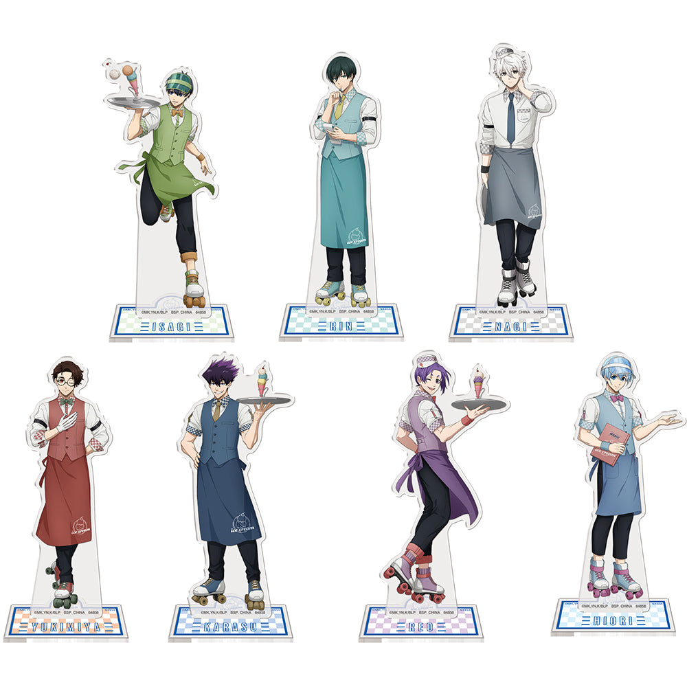 Ichiban Kuji Blue Lock Day Off - E Prize Acrylic Stand Complete Set of 7 Types