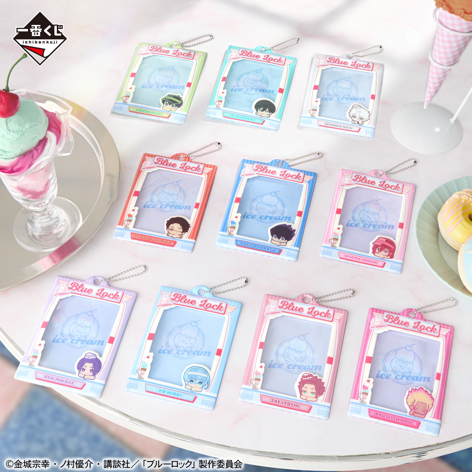 Ichiban Kuji Blue Lock Day Off - F Prize Pass Case Complete Set of 10 Types