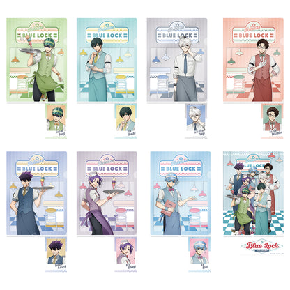 Ichiban Kuji Blue Lock Day Off - G Prize Clear File and Sticker Set Complete Set of 8 Types
