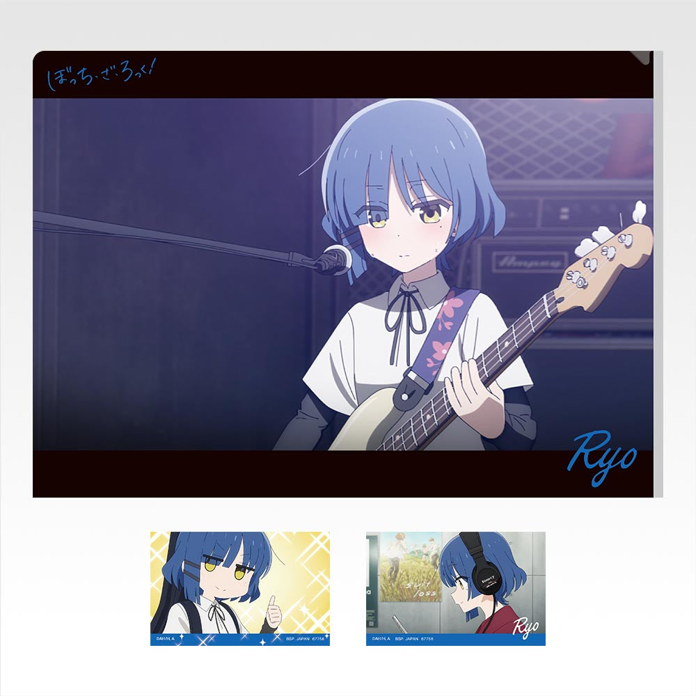 Ichiban Kuji Bocchi the Rock! Volume 4 - K Prize Clear File & Sticker Set Complete Set of 8 Types