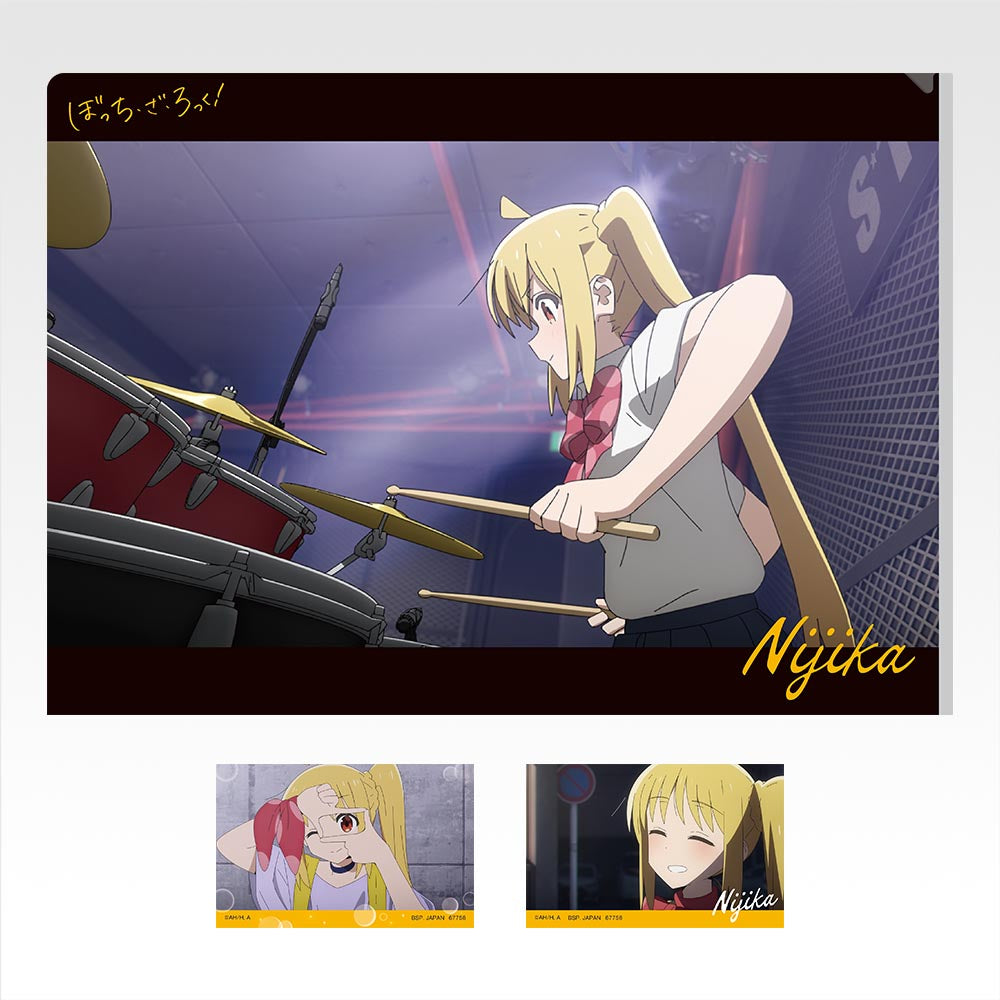 Ichiban Kuji Bocchi the Rock! Volume 4 - K Prize Clear File & Sticker Set Complete Set of 8 Types