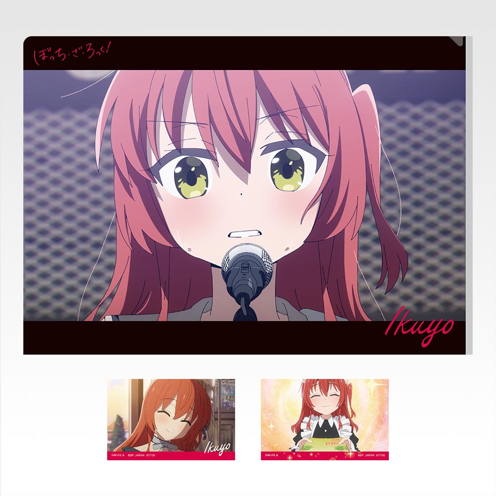 Ichiban Kuji Bocchi the Rock! Volume 4 - K Prize Clear File & Sticker Set Complete Set of 8 Types