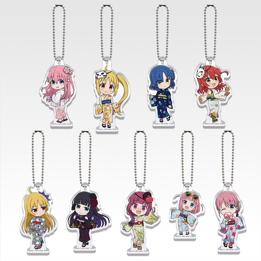 Ichiban Kuji Bocchi the Rock! Volume 4 - L Prize Acrylic Charm Complete Set of 9 Types