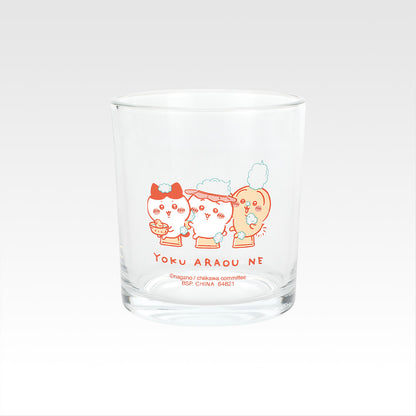 Ichiban Kuji Chiikawa A Warm and Cozy Chiikawa Bath - E Prize After-Bath Glass Complete Set of 4 Types