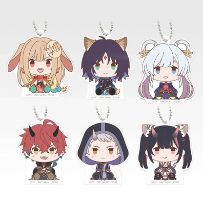 Ichiban Kuji Chokotto Super Princess Kaguya! - C Prize Acrylic Charm Complete Set Of 6 Types