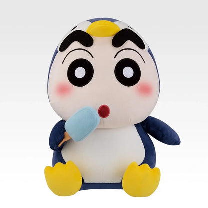 Ichiban Kuji Crayon Shin-chan Summer Vacation - Last One Prize Penguin Shin-Chan Plush Toy