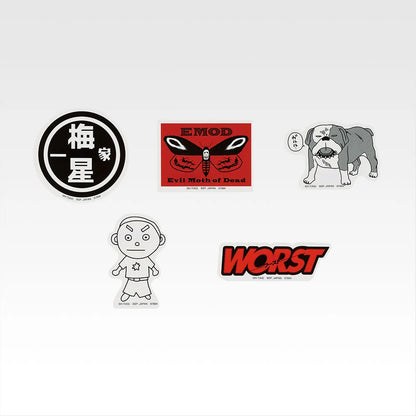Ichiban Kuji Crows x Worst Wandering Crows - F Prize Flake Stickers (4 Types)