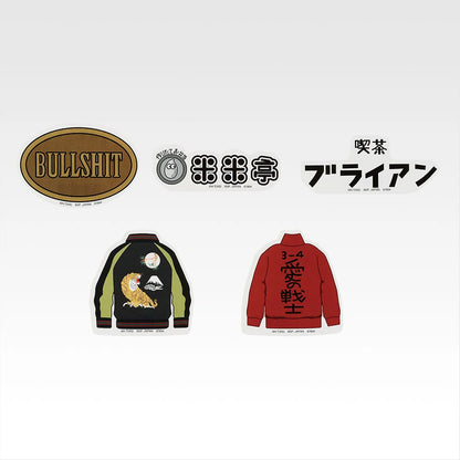 Ichiban Kuji Crows x Worst Wandering Crows - F Prize Flake Stickers (4 Types)