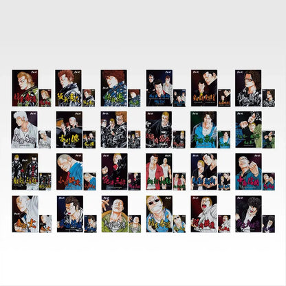 Ichiban Kuji Crows x Worst Wandering Crows - H Prize Clear File and Sticker Sets Complete Set of 24 Types