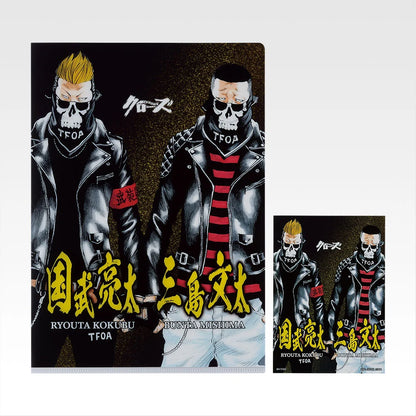 Ichiban Kuji Crows x Worst Wandering Crows - H Prize Clear File and Sticker Sets Complete Set of 24 Types