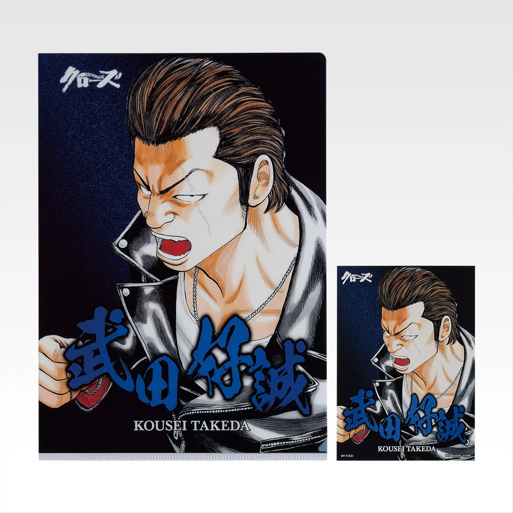 Ichiban Kuji Crows x Worst Wandering Crows - H Prize Clear File and Sticker Sets Complete Set of 24 Types
