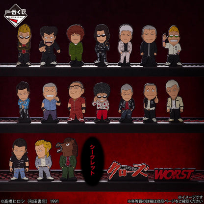 Ichiban Kuji Crows x Worst Wandering Crows - I Prize Rubber Stands Complete Set of 20 Types