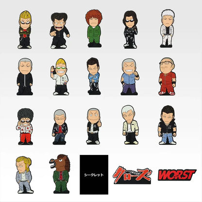 Ichiban Kuji Crows x Worst Wandering Crows - I Prize Rubber Stands Complete Set of 20 Types