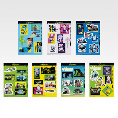 Ichiban Kuji Cyberpunk: Edgerunners - G Prize Die-Cut Stickers Complete Set of 7 Types