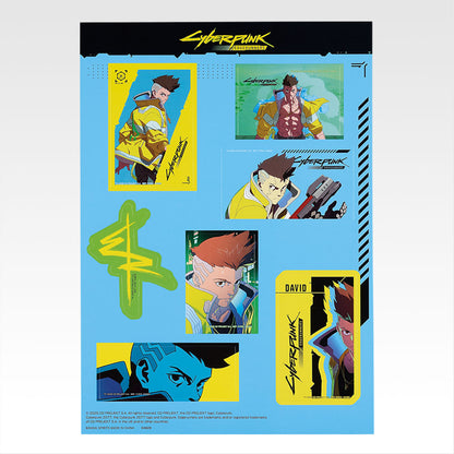 Ichiban Kuji Cyberpunk: Edgerunners - G Prize Die-Cut Stickers Complete Set of 7 Types