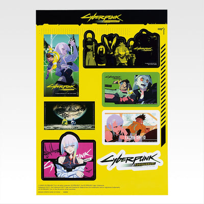 Ichiban Kuji Cyberpunk: Edgerunners - G Prize Die-Cut Stickers Complete Set of 7 Types
