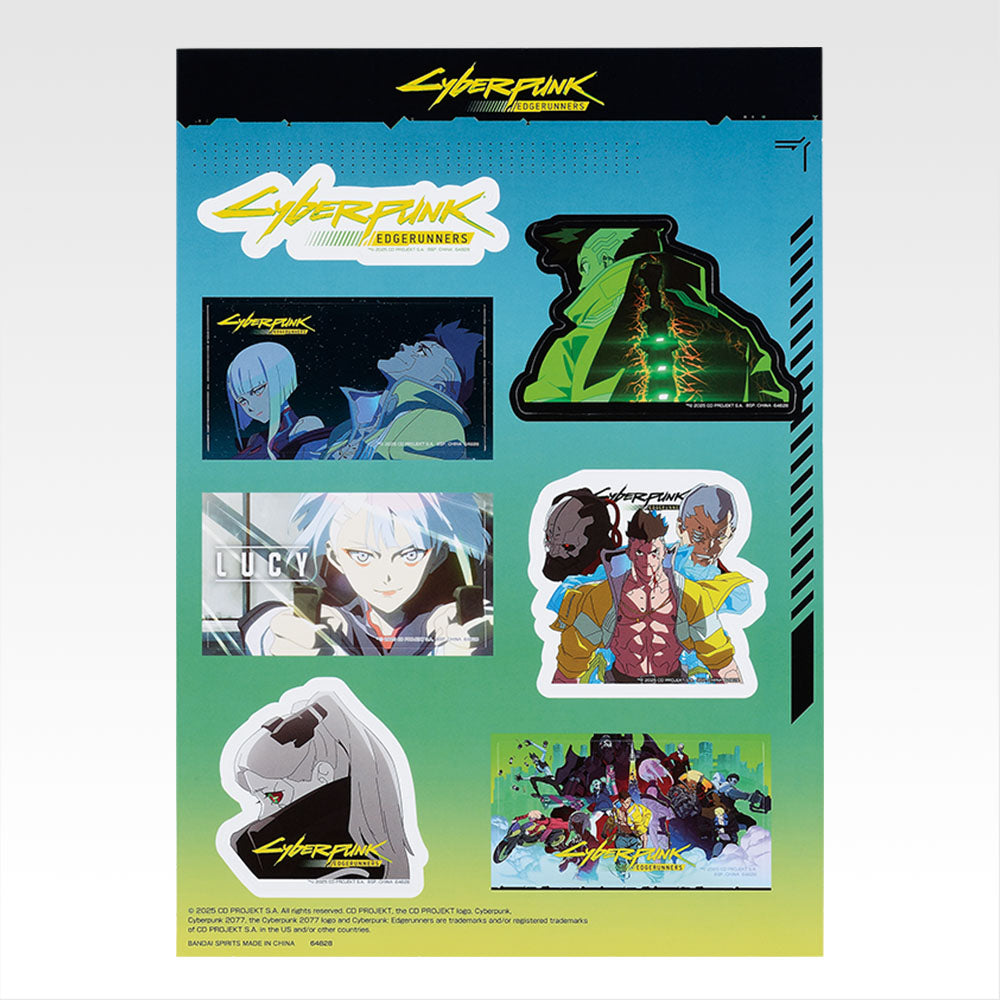 Ichiban Kuji Cyberpunk: Edgerunners - G Prize Die-Cut Stickers Complete Set of 7 Types