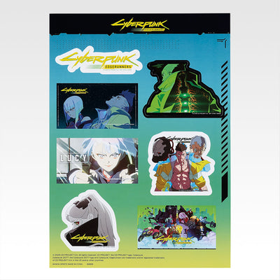 Ichiban Kuji Cyberpunk: Edgerunners - G Prize Die-Cut Stickers Complete Set of 7 Types