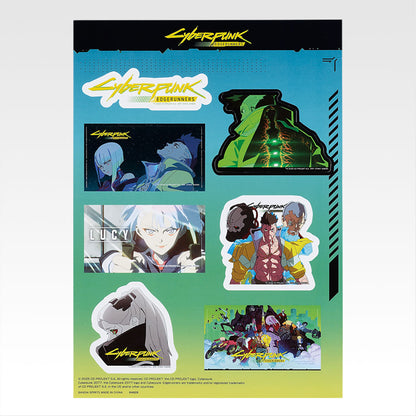 Ichiban Kuji Cyberpunk: Edgerunners - G Prize Die-Cut Stickers Complete Set of 7 Types