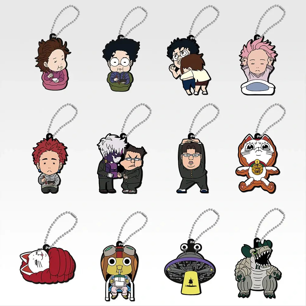 Ichiban Kuji DanDaDan The Music Room Ball Begins! - G Prize Funny Face Rubber Charm 2 Complete Set of 12 Types
