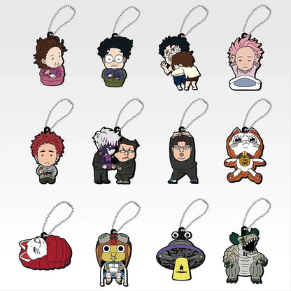Ichiban Kuji DanDaDan The Music Room Ball Begins! - G Prize Funny Face Rubber Charm 2 Complete Set of 12 Types