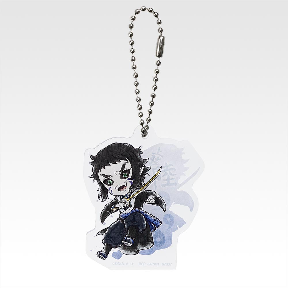 Ichiban Kuji Demon Slayer Kimetsu no Yaiba Brothers of Thunder - F Prize Kyun Chara Acrylic Charm Complete Set of 10 Types