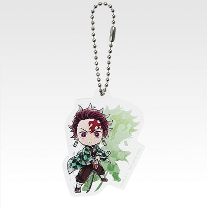 Ichiban Kuji Demon Slayer Kimetsu no Yaiba Brothers of Thunder - F Prize Kyun Chara Acrylic Charm Complete Set of 10 Types