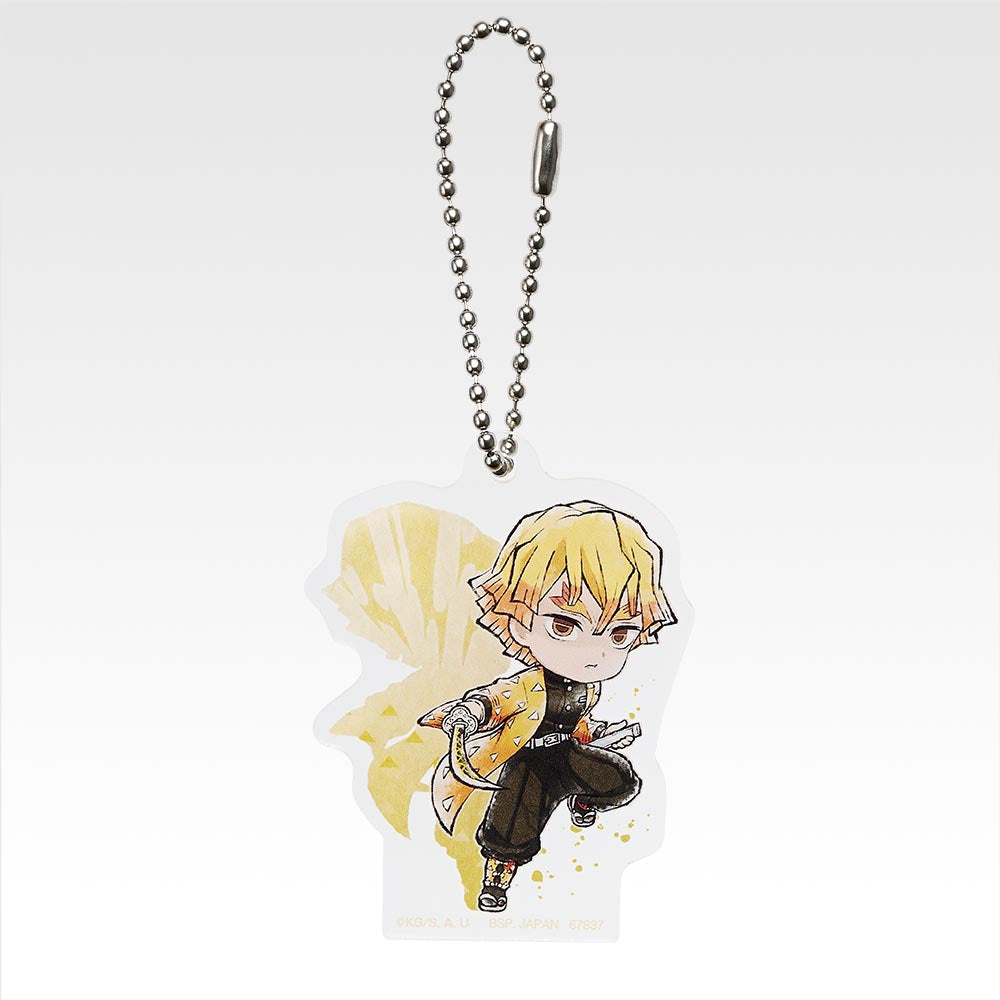 Ichiban Kuji Demon Slayer Kimetsu no Yaiba Brothers of Thunder - F Prize Kyun Chara Acrylic Charm Complete Set of 10 Types