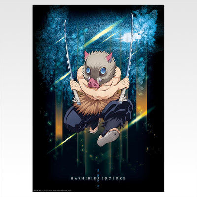 Ichiban Kuji Demon Slayer Kimetsu no Yaiba Brothers of Thunder - G Prize Poster Collection Complete Set of 15 Types