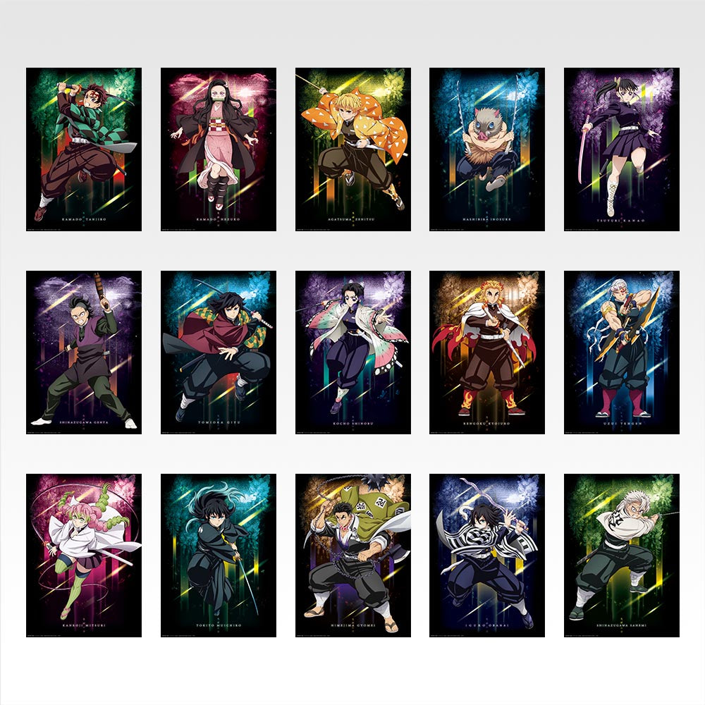 Ichiban Kuji Demon Slayer Kimetsu no Yaiba Brothers of Thunder - G Prize Poster Collection Complete Set of 15 Types