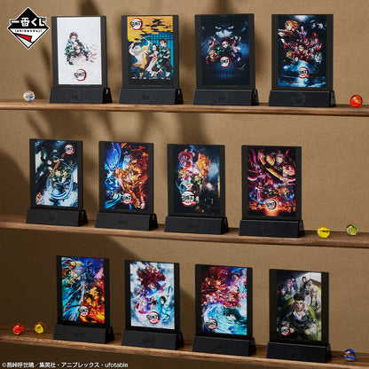 Ichiban Kuji Demon Slayer Kimetsu no Yaiba Upper Rank Three - F Prize Mini Art Board Complete Set of 12 Types